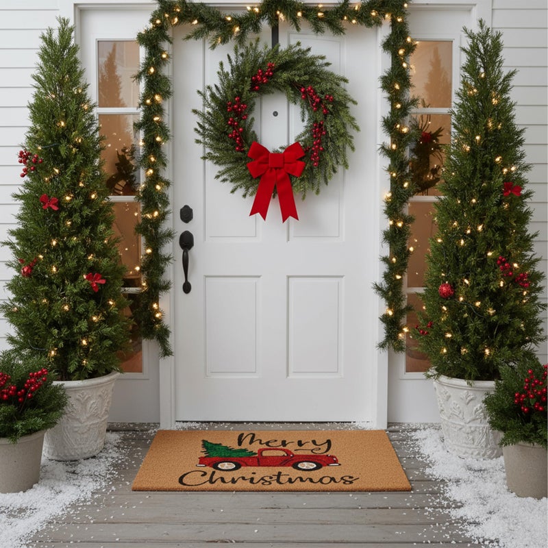 Calloway Mills حصيرة مدخل عيد الميلاد من كالوواي ميلز AZ106331729، 17" × 29"، متعددة الألوان - Image 3